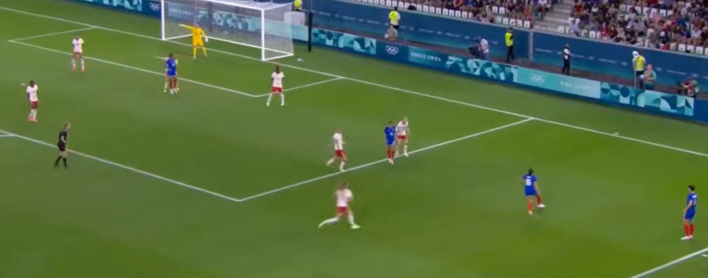 奥运女足比赛报道：弗莱明追平吉尔斯打进制胜球 加拿大2-1逆转法国