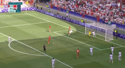 ⚽奥运男足战报:理查德森破门 埃扎洛佐利献世界波 摩洛哥3-0伊拉克完成晋级