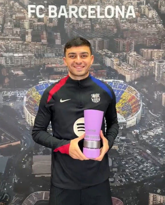 西甲U23月最佳!21岁佩德里:大家把我当老将,但实际我是年轻人